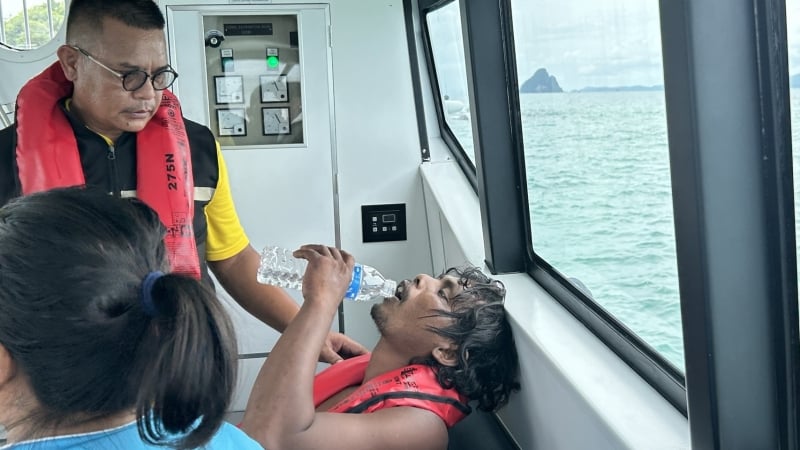 Psychiatric patient safely recovered after longtail joyride