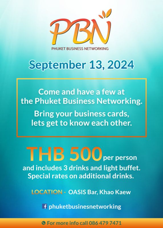 Phuket Business Networking - Sep 2024