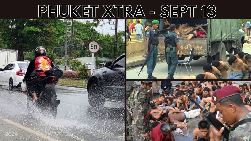 PHUKET XTRA: VIDEO: Heavy rain for Phuket as officials on alert, Warrants over 20-year-old massacre || Sep 13