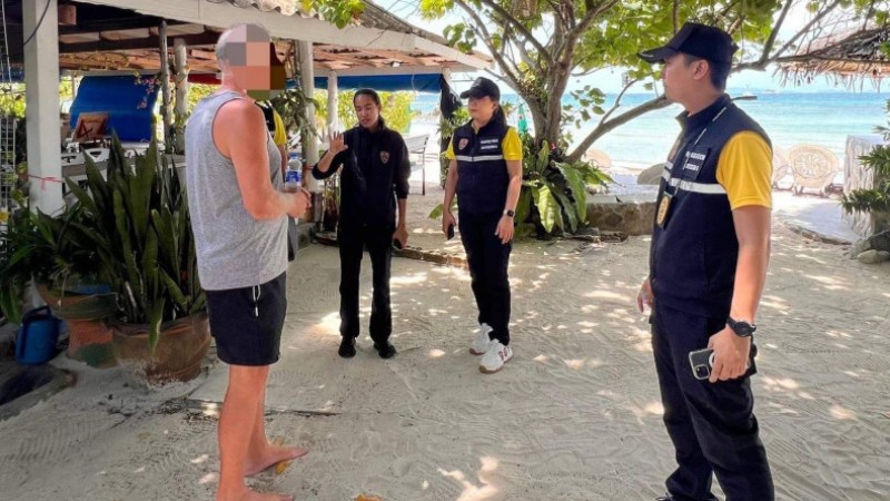 Australian rape suspect arrested on Koh Pha-ngan