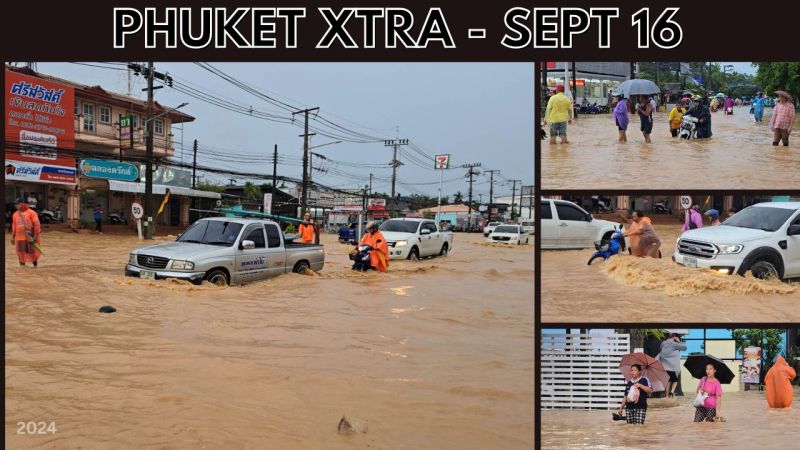 PHUKET XTRA: VIDEO: Rainy week forecast for Phuket with flood warnings, Ganja grow house up in smoke || Sep 16