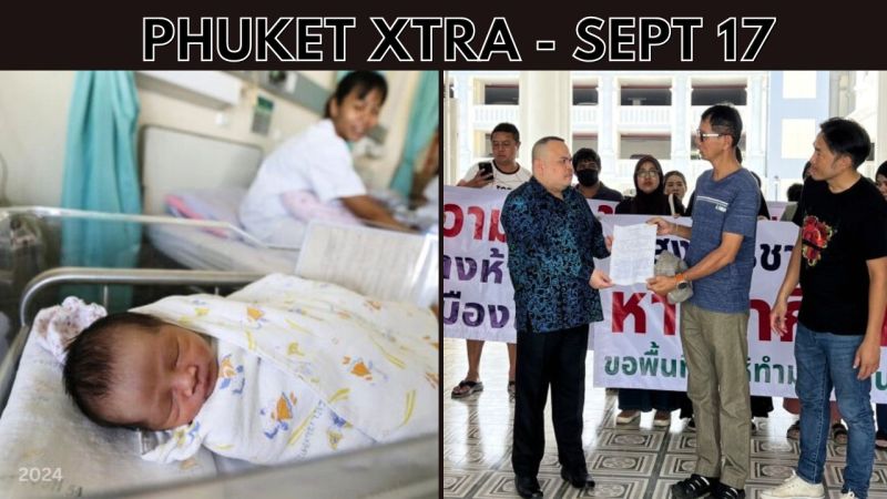 PHUKET XTRA: VIDEO: Baby swap fiasco, Vendor dispute talks, Phuket floods, Patong 3-car collision || Sep 17