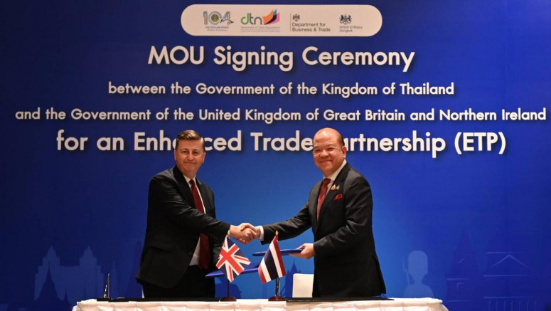 Thailand, UK endorse ‘enhanced trade’ pact