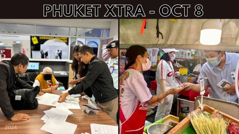PHUKET XTRA: VIDEO: Gun in suitcase at Phuket Airport, Push for ‘healthier’ Phuket Vegetarian Festival || Oct 8