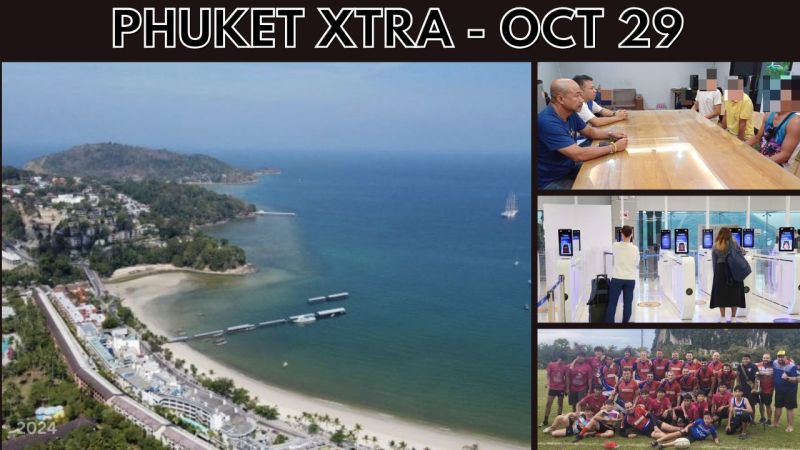 PHUKET XTRA: VIDEO: New Patong promenade under construction, Beach volleyball brawl, Airport tech boost || Oct 29