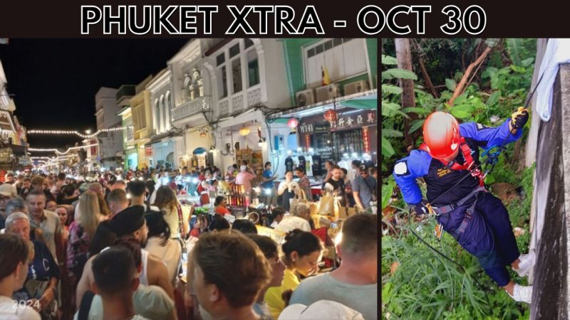 PHUKET XTRA: VIDEO: Phuket slated for big end-of-year tourism boom, Road crashes all over Phuket  || Oct 30