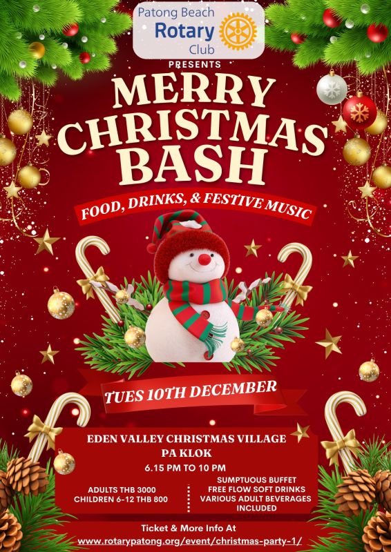 Rotary Club of Patong Christmas Party