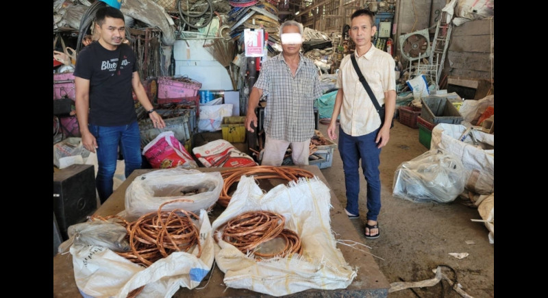 Police arrest copper wire thieves, and buyer, in Kathu