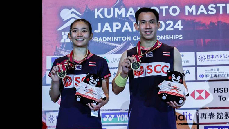 Thai duo claims first badminton title