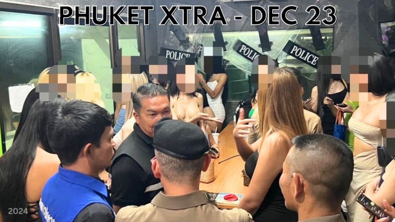 PHUKET XTRA: VIDEO: Patong Police register Bangla ladyboys || Dec 23