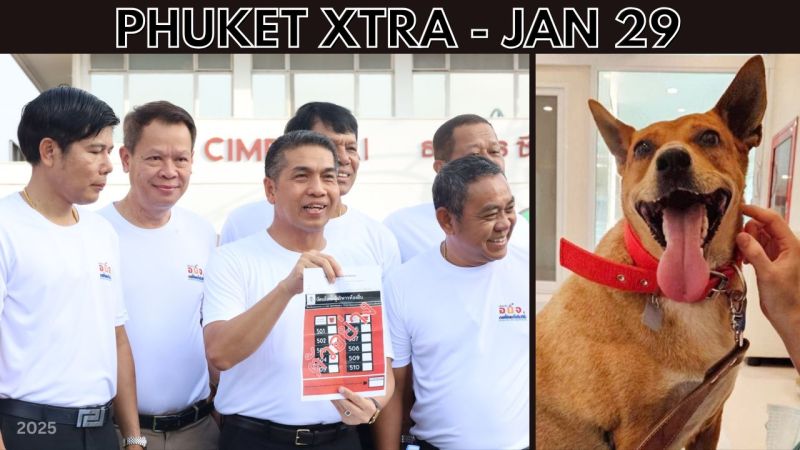 PHUKET XTRA: VIDEO: Final push for upcoming Phuket elections, New beginning for ‘Hachiko of Korat’ || Jan 29