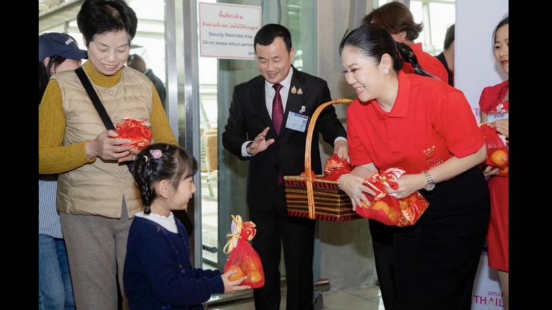 Bright start for New Year arrivals from China
