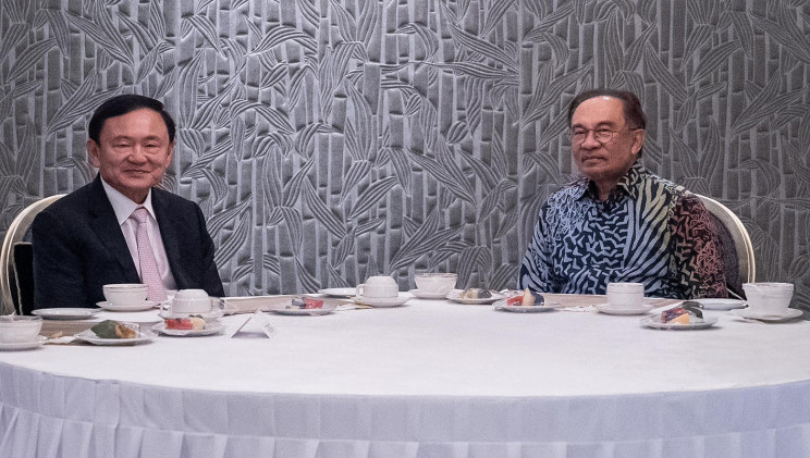 Thaksin, Anwar discuss Myanmar, cryptocurrencies
