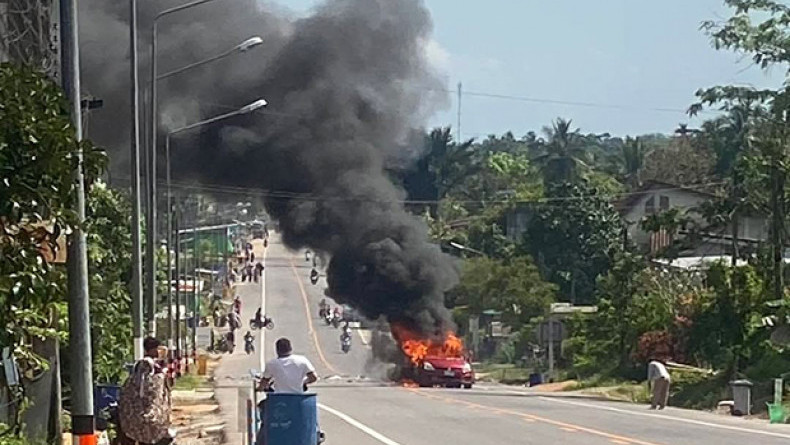 Defence volunteer blown up by time bomb in her car
