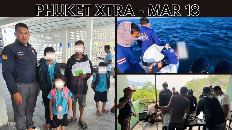 PHUKET XTRA: VIDEO: Free Phuket charity school raided, Tourist subdued over Kata hotel attack, DNA test || March 18