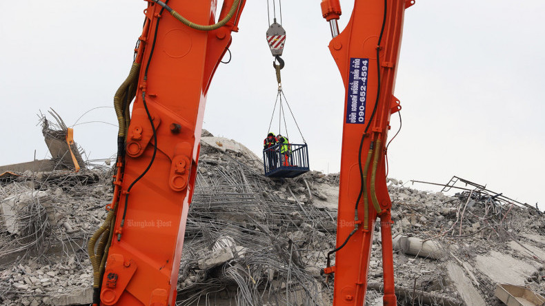 Search continues for Bangkok building survivors