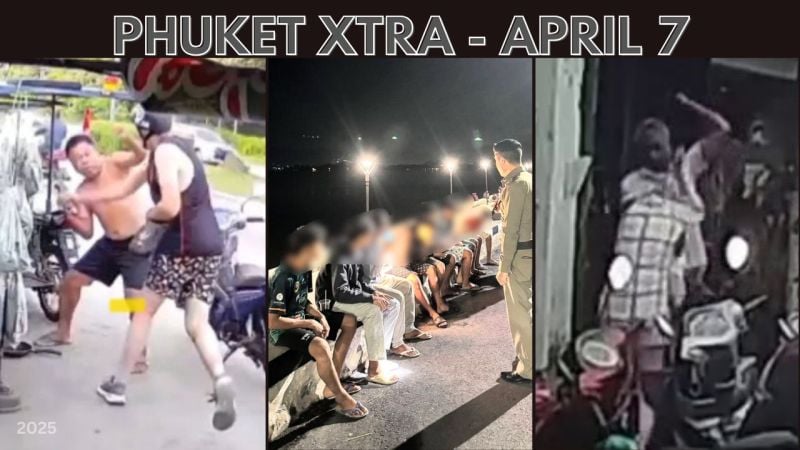 PHUKET XTRA: VIDEO: Arrests over random Phuket attacks by foreigner & Thai man, Tsunami warning towers || April 7