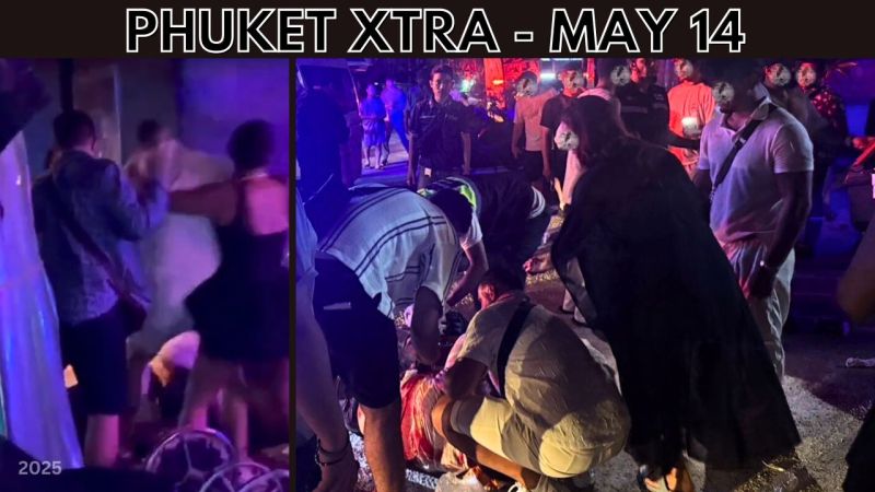 PHUKET XTRA: VIDEO: 3 Suspects identified in early morning Bang Tao Beach stabbing || May 14