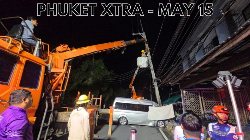 PHUKET XTRA: VIDEO: Driver’s snooze leads to fatal crash into high-voltage pole, Similans to close 5 months || May 15