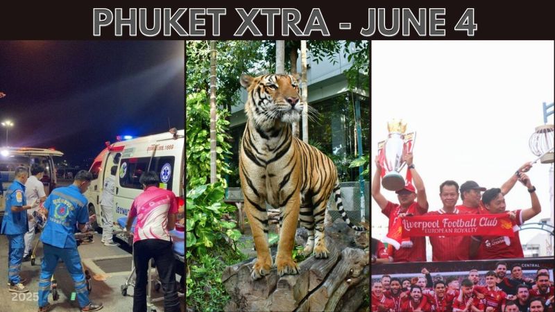 PHUKET XTRA: VIDEO: Patong Hotel fall claims tourist’s life, Tiger Kingdom responds to allegations || June 4