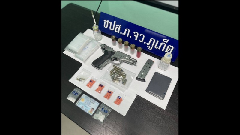 Police seize meth, handgun in Rawai bust