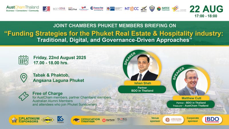 Joint Chambers Phuket Members Briefing