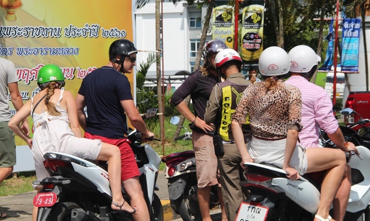 Over 17,000 foreigners fined in Phuket for driving without a licence