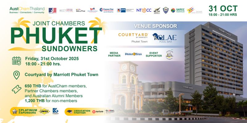 AustCham Joint Chambers Phuket Sundowners - Oct