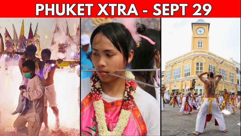 PHUKET XTRA: VIDEO: Knives Out For 200th Phuket Vegetarian Festival, Underpass Lighting Upgrades || Thailand News