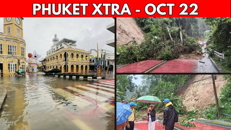 PHUKET XTRA: VIDEO: Phuket Cleans Up After Heavy Rain, Red Tape Bogs Down Wastewater Projects || Oct 22