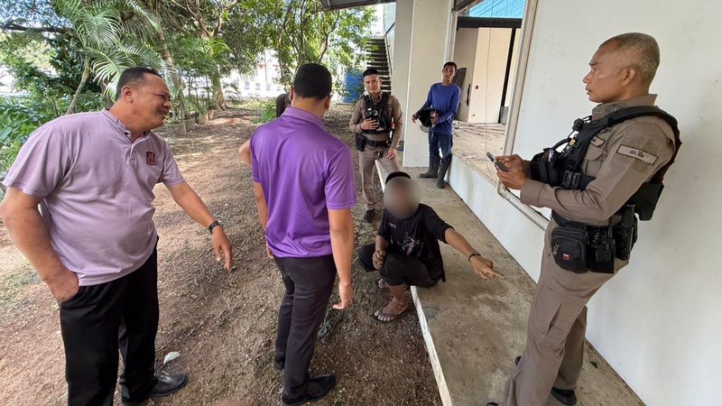 Wichit Police arrest wire thief