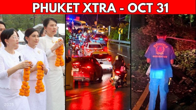 PHUKET XTRA: VIDEO: Patong Landslides,, Work On Phuket Cancer Treatment Centre Begins || Oct 31