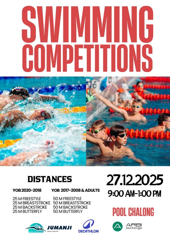 Swimming Competition: New Year Starts with Jumanji Swim