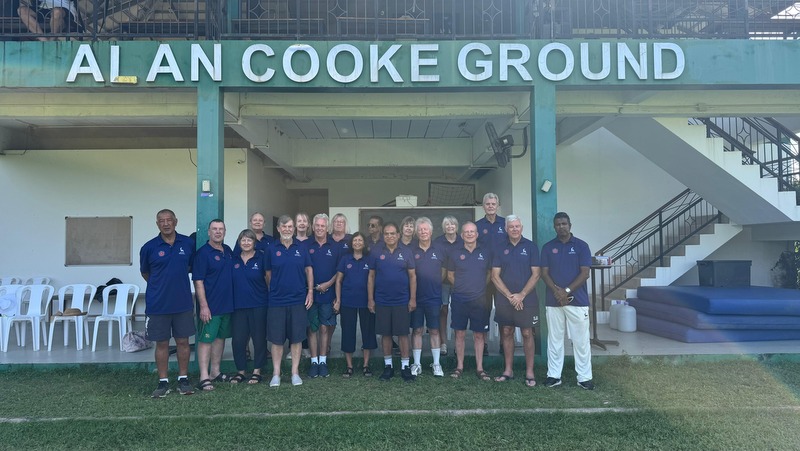 Phuket select see off Hertfordshire Seniors at sunny ACG