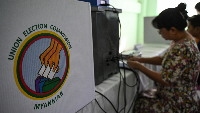 Myanmar junta stages election after five years of civil war