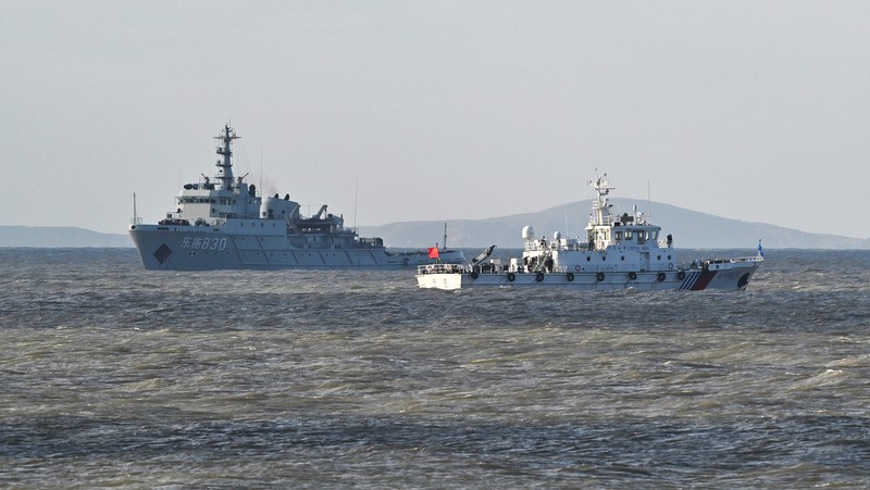 China conducts second day of military drills around Taiwan