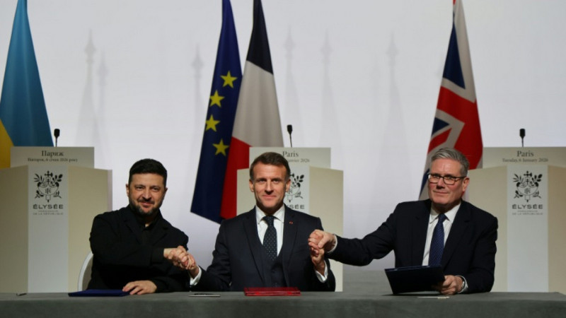 Western allies agree Ukraine guarantees after Paris ‘progress’