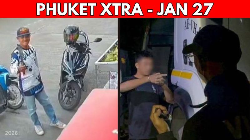 PHUKET XTRA: VIDEO: Machete-Weilding Drug Suspect, Foreigners Brawl On Bangla || Jan 27