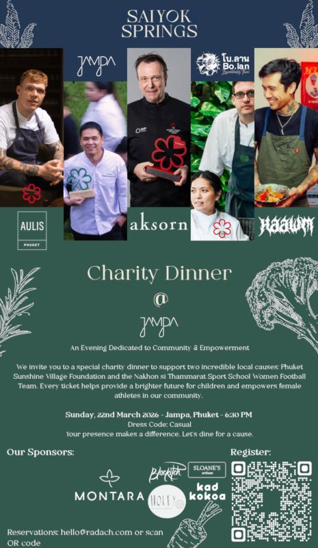 Charity Dinner at Restaurant Jampa