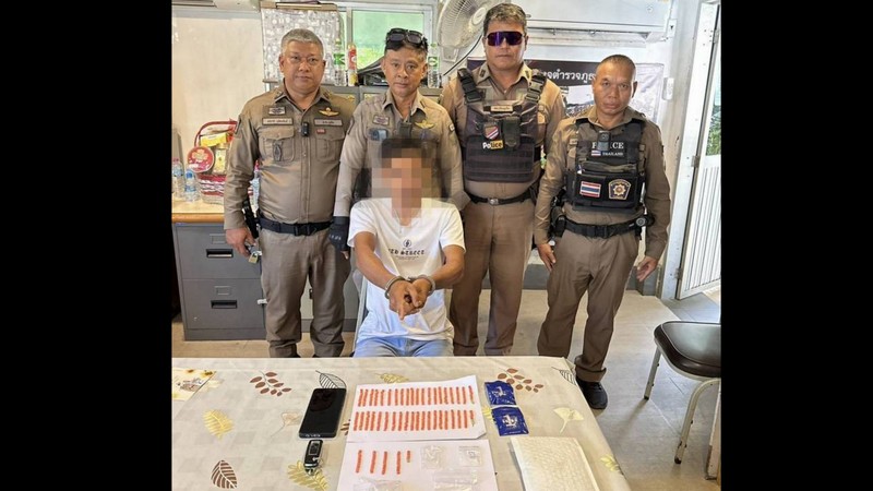 Man arrested with 442 meth pills at checkpoint