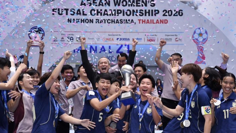 Thai women bag historic ASEAN futsal title