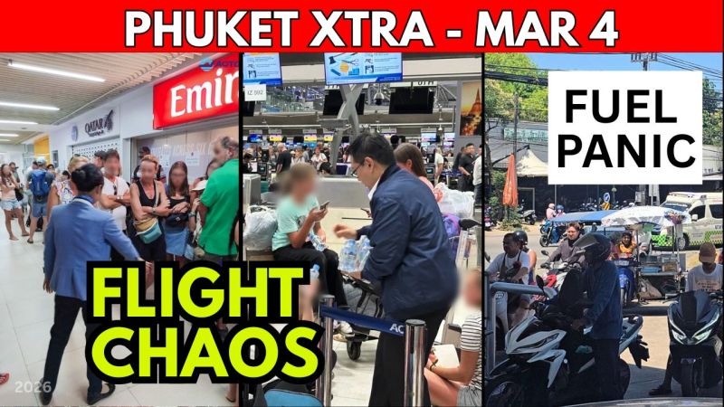 PHUKET XTRA: VIDEO: Phuket Flight Disaster Explained, Fuel Panic? Van Driver Flees Scene || March 4