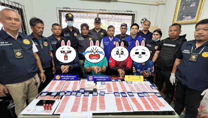 Four arrested, 4,300 meth pills seized in Rawai drug raid