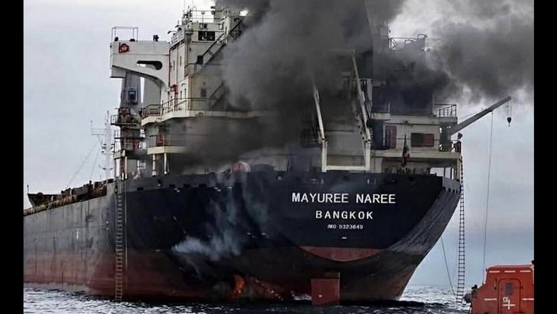 Thai cargo ship attacked near Strait of Hormuz