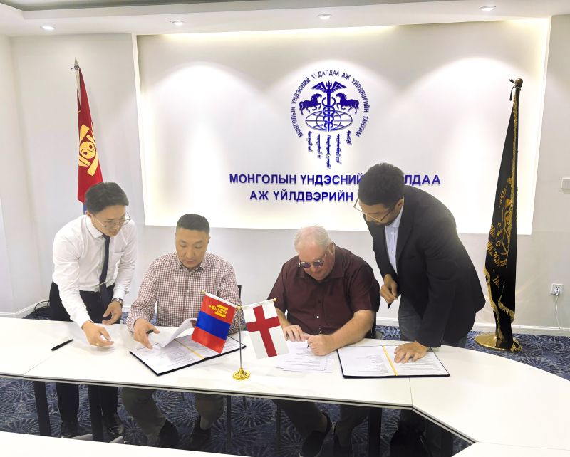 Will signing Memorandum of Understanding at the Mongolian Chamber of Commerce