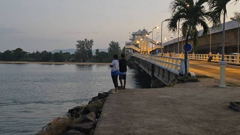 Teacher missing after jump from Sarasin Bridge