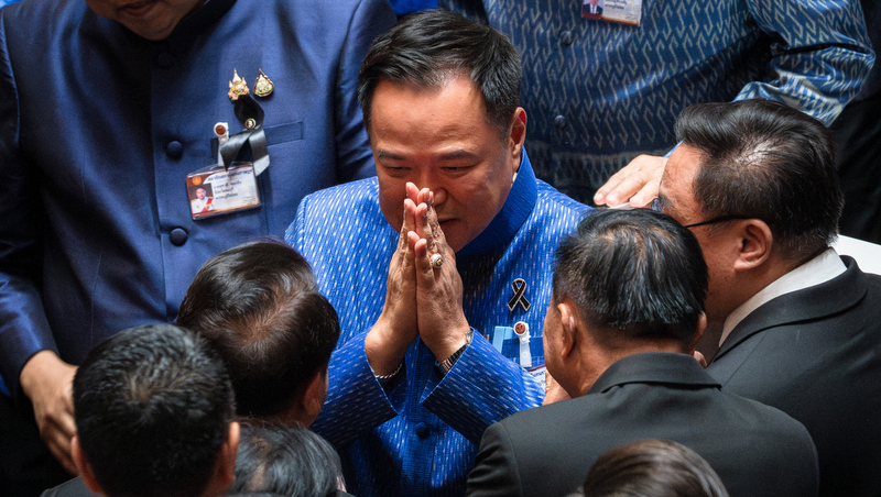 Thailand’s new parliament elects Anutin as PM