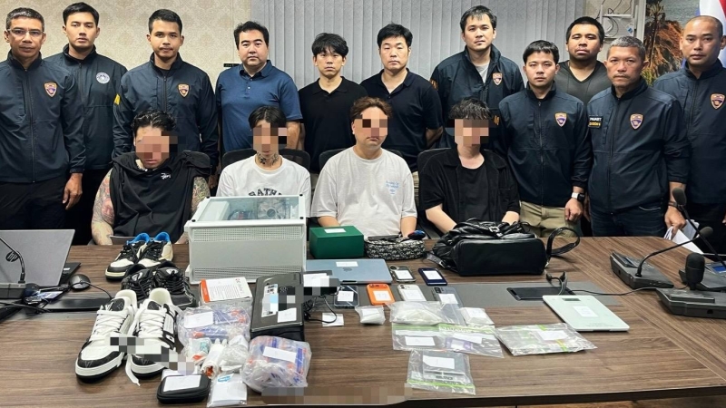 South Koreans arrested in Phuket drug bust