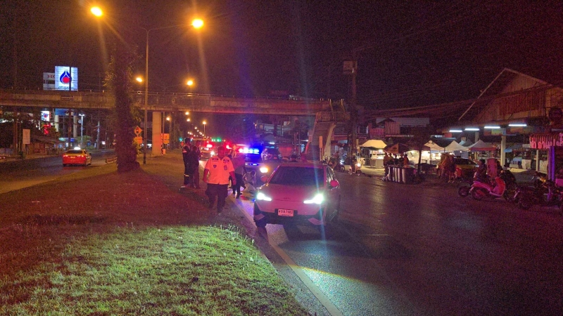 Man killed crossing Thepkrasattri Rd