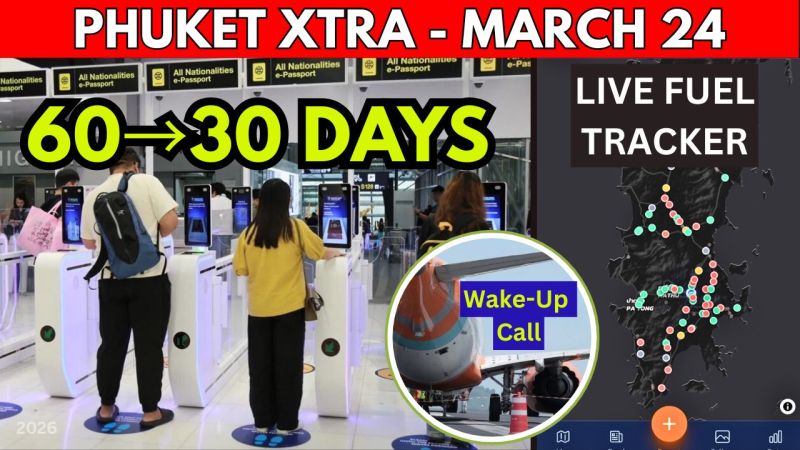 PHUKET XTRA: VIDEO: Visa Rules Refresh, More Jellyfish Off Phuket, 24-Hr Fuel Trucks Deliveries Allowed || March 24